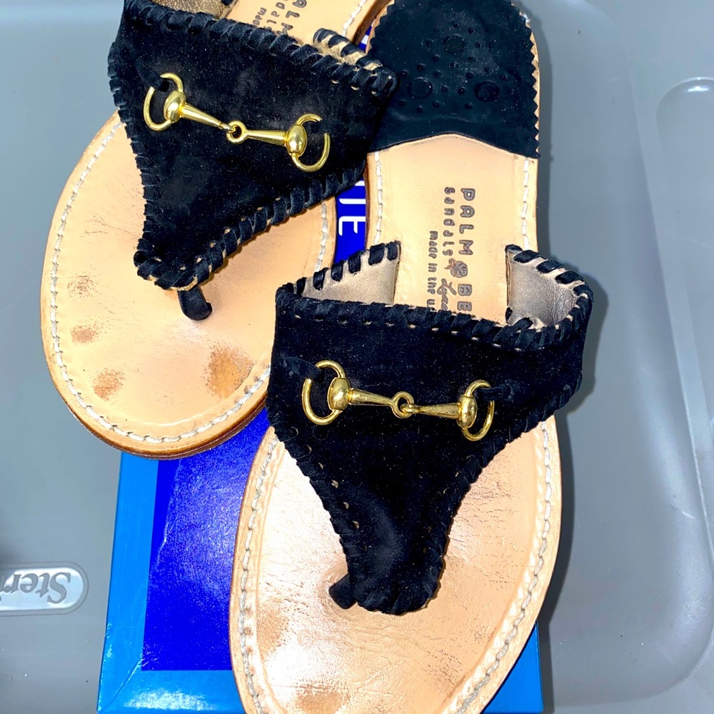 Palm Beach Sandals Suede Wellington - Size 9